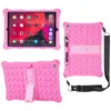 Fidget Push Bubble Silicone Tablet Case For iPad 7th 8th 9th Gen 10.2 Air3 10.5 inch Kids Shockproof Soft Cases Kickstand Tablet Cover with Shoulder Strap