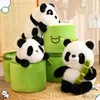 Gefüllte Plüschtiere Panda Plüschtier Niedliche Stofftiere Tier Individuelles Puppenspielzeug für Kinder Geschenk