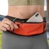 Waterproof Lightweight Reflective Strip Waist Fanny Pack Gym Sports Running Waist Bag Adjustable Elastic Straps