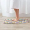 Tappeti colorati bassotto 24" x 16" tappetino da bagno in memory foam assorbente antiscivolo per decorazioni per la casa/cucina/ingresso/interni/esterni/soggiorno