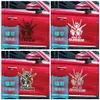 Adesivos de brinquedos infantis anime Gundam adesivos decorativos de parede adesivos a laser bidimensionais adesivos de carro criativos à prova d'água adesivos de chassi removíveis 231025