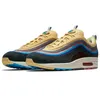 Designer 97 löparskor män kvinnor 97s sneakers trippel svart vit sean wotherspoon silver guld bullet universitet röda volt mens tränare utomhussport löpare