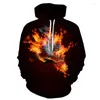 Hoodies masculinos chama esqueleto 3d impresso moletom com capuz rua casual moda y2k feminino agasalho sudaderas de grandes dimensões