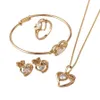 18K Gold Plated Children Heart Jewelry Sets Kids Jewellery S18K 50-in Jewelry Sets from Jewelry on Wish com Beautygeni Group 178W