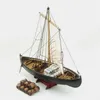 Aircraft Modle DIY Sailing Viking Commercial Transport Ship Model Assembly Kit 172 Wooden Classical Sailboat Model 231026