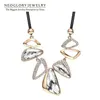 Neoglory Big Crystal Czech Rhinestone 패션 체인 Choker 문 목걸이 Bijoux Bib Big-Name Jewelry 2021 CN2 Choke224C