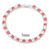 Verbazingwekkende Sieraden Bedelarmbanden Diepblauwe Zirkoon Zilver Toon Laagste Onderscheidende Mode-sieraden Voor Vrouwen TBS1080A239A