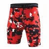 Männer Shorts Kompression Männer 3D Druck Camouflage Bodybuilding Strumpfhosen Kurze Turnhallen Männliche Muskel Lebendig Elastische Running291b