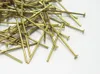 Charms 500pcs Brass Head Pin 18x0.7mm Raw Beading Pins -R676