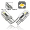 NYA 10 PCS CAR LED -glödlampa T10 W5W 194 Signal Light 12V 7000K White Auto Interior Dome Reading Door Map Strunk Licensplattlampor