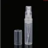2/3/4/5ml Mini Refillable Bottle Empty Clear Plastic Fine Mist Spray Containers for Disinfectant Cleaner Hand Sanitizer Alcoholgoods Kecmc