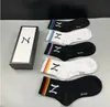 1 Box = 5 Paar Hochwertige Damen Herren Designer-Basketballsocken Herrenmode Kompressions-Thermo-Knöchel-Knie-Sport-Sportsocke XVBDFJDS