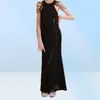 Robe longue à paillettes noires pour enfants filles robes de soirée formelles élégantes cocktail de luxe 2022 robes de bal scintillantes enfant adolescent fête385959259