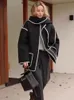 Giacche da donna Totem* Cappotto da donna Sciarpa Set Lana poliestere Multi giacca da donna Cappotto corto slim fit Fshion Abbigliamento di alta qualità 231026