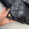 Designer mulheres jaqueta para baixo casaco inverno gilet colete moda jaqueta curta estilo destacável mangas outfit blusão bolso fora senhora casacos quentes