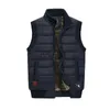 Parkas pour hommes Hommes grande taille veste d'hiver gilet nouveau mode décontractée en plein air coupe-vent gilet hommes polaire garder au chaud épaissir manches Svest hommes 8Xl J231026