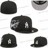 40 kolorów Mens Baseball dopasowane czapki Brown SD Sport Full Close Designer Caps Black Color New York Cap Chapeau zszyta Lettter Love Hustle La OC26-03