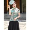 Vêtements ethniques Style Cheongsam Costume Été Quotidien Tops Jupe Chinois Amélioré Tang Robe