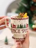 Mugs KAWASIMAYA Christmas Cup Ceramic Mug Girls High Value Home Breakfast Milk Coffee Cups 231026