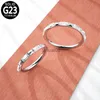 Stud G23 Titanium Nose Ring Rectangular Cubic Zircon Daith Earrings Hoop Ear Helix Brosk Tragus Lip Piercing Hinged Segment YQ231026