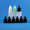 100 Sets 15ml Plastic Dropper Bottles Tamper Evidence Cap Long Thin Needle Tip Nozzle For e Liquid Drop Vapor e-Liquide 15 ml Skkeo Bfinf