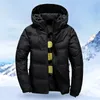 Men's Down Parkas White Duck Down Jacket Men Winter Men's Coat Windproof Removable Cap Parkas Solid Color Outdoor Casual Hooded Overcoat Clothes 231026