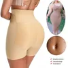 Mulheres Shapers Cintura Alta Mulheres Acolchoadas Seamless Butt Lifter Nádegas Enhancer Shaper Calças Hip Pad Calcinha Push Up Lingerie Shapewear Shorts 231025