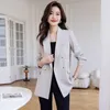 Women's Suits Long Sleeve Formal Blazers Femininos For Women Autumn Winter Professional Business Work Wear Office Ladies Outwear Tops