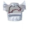 Women's T-Shirt Harajuku Clothes Cow Horn Shoulder Chain 3D Print Short Sleeve Crop Tops Y2k Streetwear