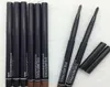 Rotatable Eye liner kajal Makeup Automatic eyebrow Pencil waterproof Eyeliner black brown 2 colors5628370