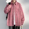 Giubbotti da uomo TFETTERS 2023 Autunno Plaid Degli Uomini di Modo Coreano Manica Lunga Giacca da Uomo Harajuku Streetwear Casual Cappotto Maschile M-5XL