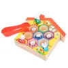 Jouets d'intelligence 2023 Cadeaux pour enfants Clip d'abeille en bois pour enfants Boîte à abeille à musique Jeu Éducation précoce Puzzle Couleur Cognition Jouet d'éveil 231026