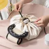 Cosmetic Bags Cases Lazy Drawstring Cosmetic Bag Skincare Large Capacity Pouch High Quality Makeup Travel Handbag Portable Beautiful Storage Kits 231026