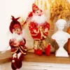 クリスマスの装飾Abxmas Elf Doll Toy Pendant Ornaments Decror Hanging Standing Decoration Navidad Year Gifts 231026