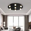 Ceiling Lights Lamp Living Room Leaves Hanging Led Industrial Light Fixtures Kitchen