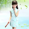 Abbigliamento etnico Baby Qipao Girl Abiti per bambini Stile cinese Chi-pao Cheongsam Anno regalo Stoffa per bambini tradizionale