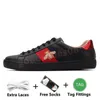 Lage designer casual schoenen dames Heren Ace-sneakers Geborduurd Bee Snake Tiger Tennis 1977 Off The Grid Canvas Groen Rood Web Wit leer Screener Platte sneakers