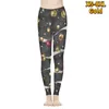 Leggings da donna Pantaloni da yoga stampati con fiocco di neve basic Pantaloni da yoga elastici per palestra Jogging Abbigliamento fitness Quick Dry Slim XS-8XL