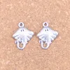 109 pz Argento Antico Bronzo Placcato stingray pesce Charms Ciondolo Collana FAI DA TE Braccialetto Risultati 21 13mm286n