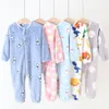 Pajamas Baby Pajamas For Boys Girls Thick Warm Pajama Autumn Children Flannel Onesies Jumpsuits Winter Kids Cartoon Blanket Sleepwear 231025