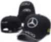 Top Racing chapeaux de moto équipe Mercedes-Benz-AMG Marshmello marque de luxe de luxe pour hommes et femmes chapeau de ballon de sport ajusté casquette en maille de mode casquettes de camionneur pour jeunes a20