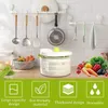 Fruit Vegetable Tools Vegetables Salad Spinner Lettuce Leaf Dehydrator Greens Washer Dryer Drainer Crisper Strainer For Washing Drying Leafy 231026