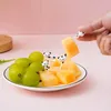 Fourchettes durables antiadhésives, fruits de Panda mignons, animaux amusants, accessoires pour enfants pour le déjeuner à l'école