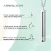 Pendant Necklaces Calming And Relaxation Necklace Stress Anxiety Mindful Breathing Drop