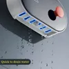 Soap Dishes Wall Mounted Soap Holder Magnetic Soap Dish Drain Water Tray Toilet Bathroom Shower Soap Container Box 231025