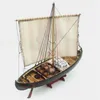 Aircraft Modle DIY Sailing Viking Commercial Transport Ship Model Assembly Kit 172 Wooden Classical Sailboat Model 231026