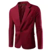 Blazer blu royal Abito da uomo Tinta unita Blazer da uomo Giacca Cappotto XXXL Taglia ZX01203Z