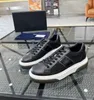 Top Luxury -- Downtown Leather Sneakers Shoes Luxury Designe Low Top Sporty District Men Skateboard Walking Tech Fabrics Lace Up Outdoor Trainer EU38-46