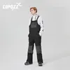 Skiing BIB Pants COPOZZ Men Women Ski Pants Windproof Waterproof Bib Overalls Trousers Winter Warm Outdoor Sports Snowboard Skiing Clothing 231025