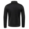 Sweat-shirt à col roulé en polaire pour homme, manteau, demi-fermeture éclair, pull chaud de qualité, laine tricotée Slim, hiver